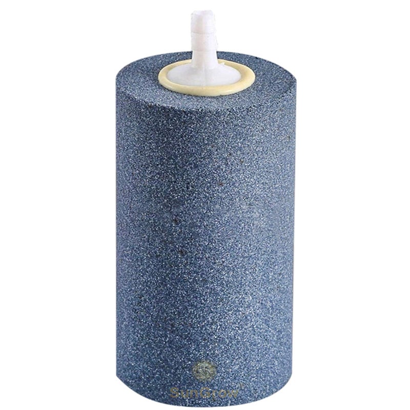 SunGrow 10-Pack Air Stone Bubble Cylinder for Aquarium Air Pump, 1 Inch Fish Tank Air Diffuser Aerator Bubbler for Ponds, Hydroponics & Aquaponics, Mini Airstones Aquarium Air Pump Accessories - Image 2